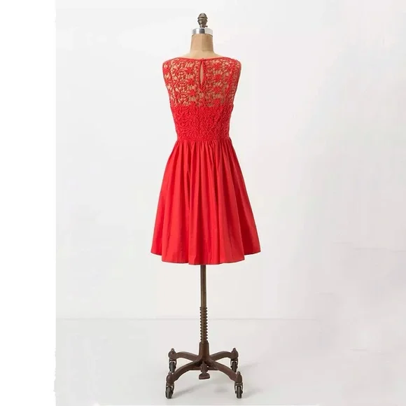 NWT Anthropologie Moulinette Soeurs The Sweet Enticement Dress Size 12P - Picture 4 of 10